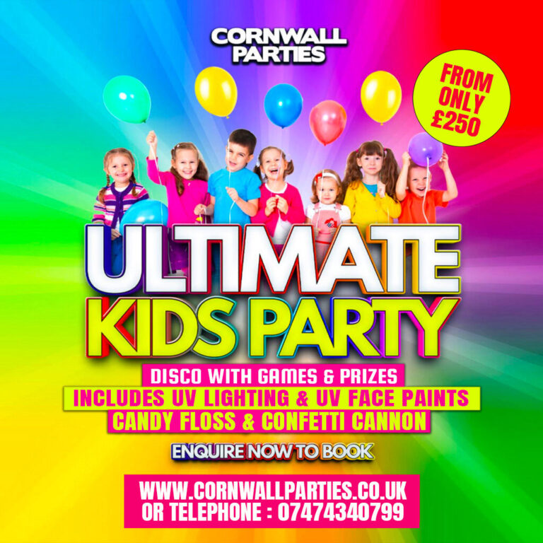 DJ for Kids Parties in Cornwall