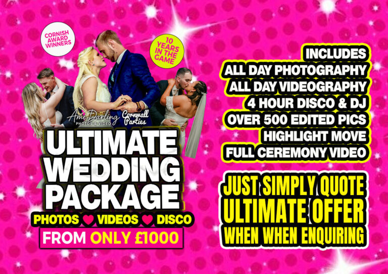 Cornwall Wedding DJ From Cornwall Parties Wedding DJ Cornwall + Video Services from Cornwall Parties